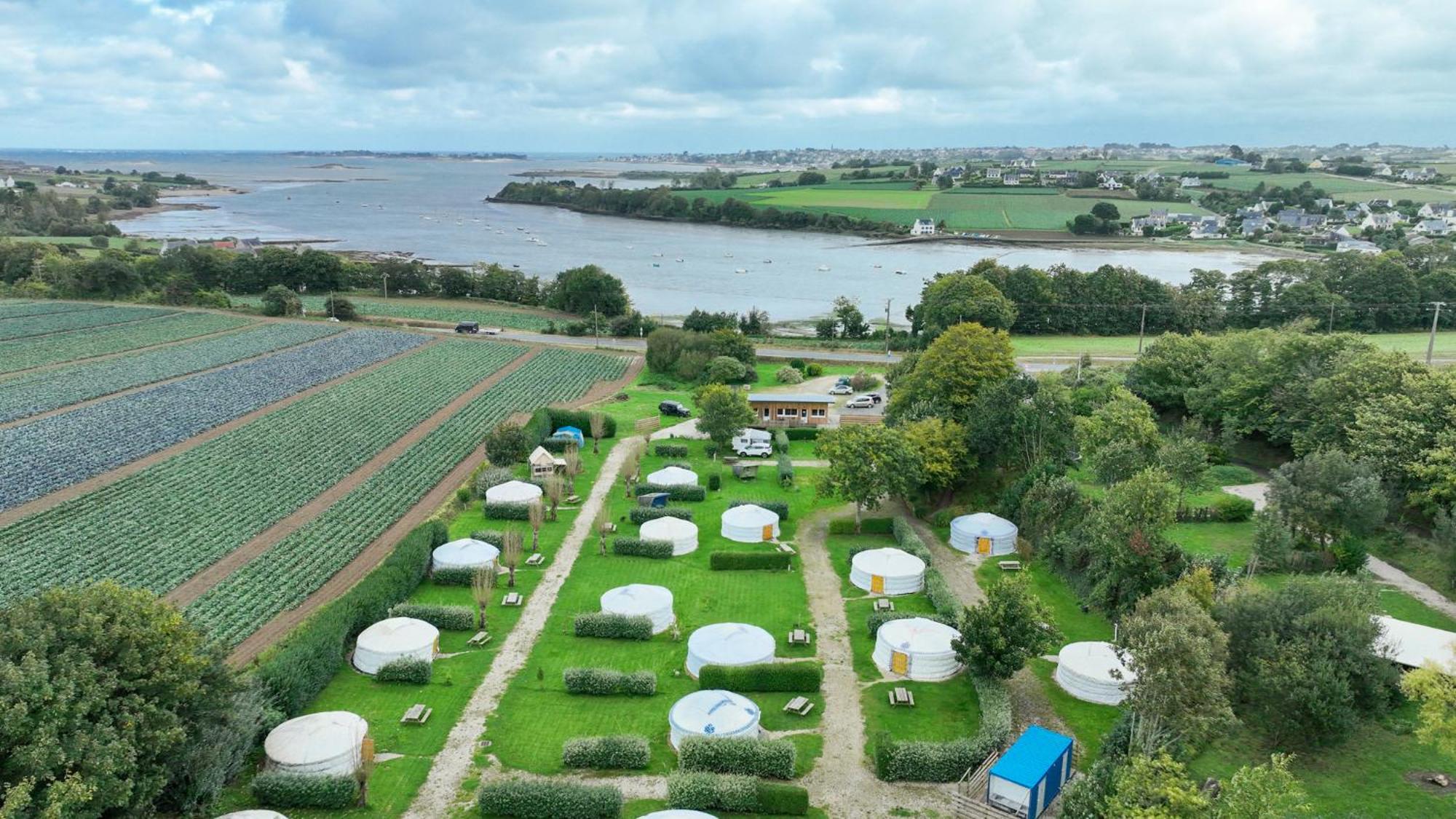 Camping Kerlaudy Mer Et Yourtes Plouénan Dış mekan fotoğraf